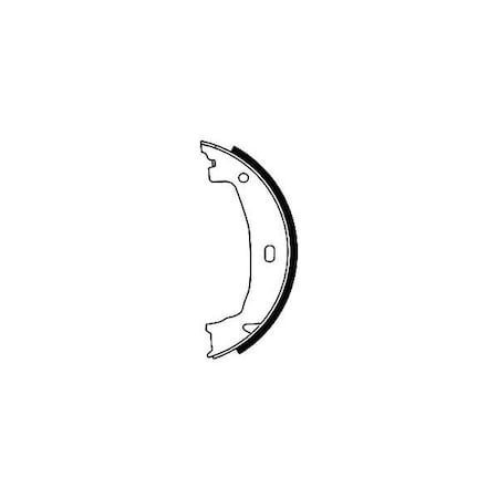 Pagid Brakes Parking Brake Shoe Set, 355050391 355050391